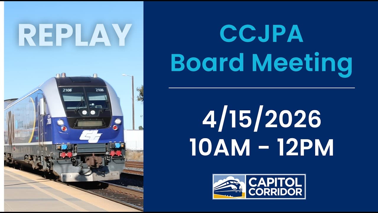 Capitol Corridor Board Adopts $34.4M Plan as 2028 Funding Cliff Looms