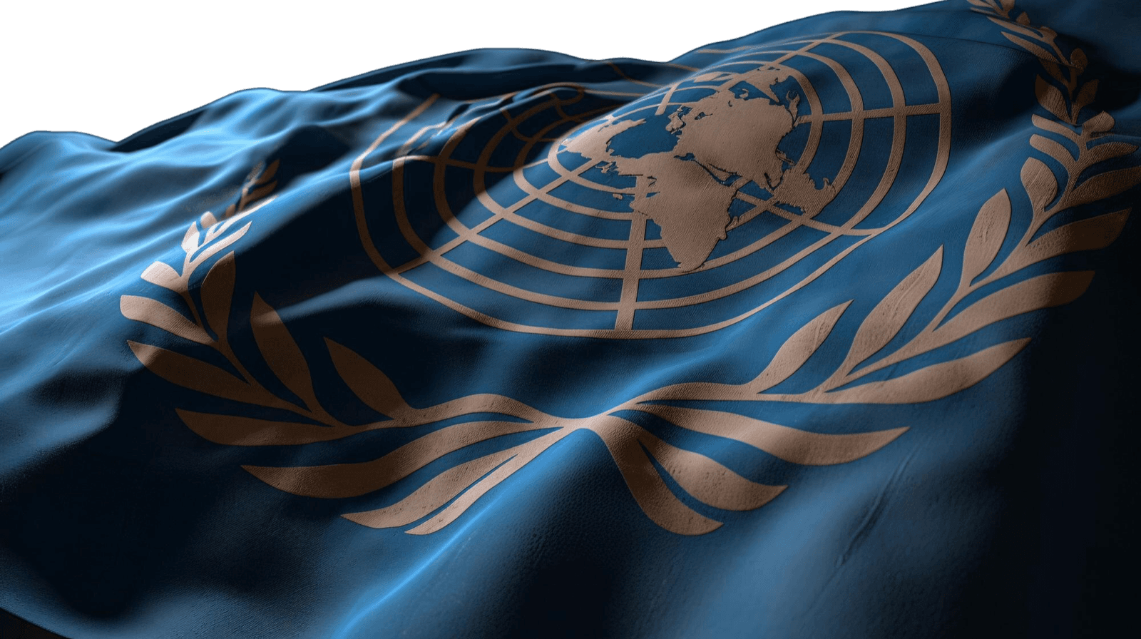 United Nations flags representing international meeting monitoring