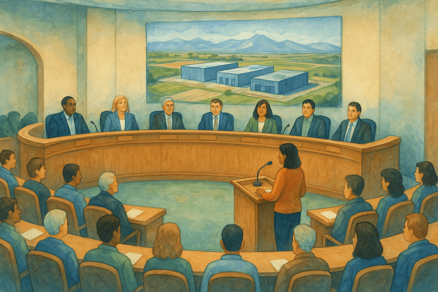 Data Center Panel Caps Outside Experts, Backs Permit Moratorium