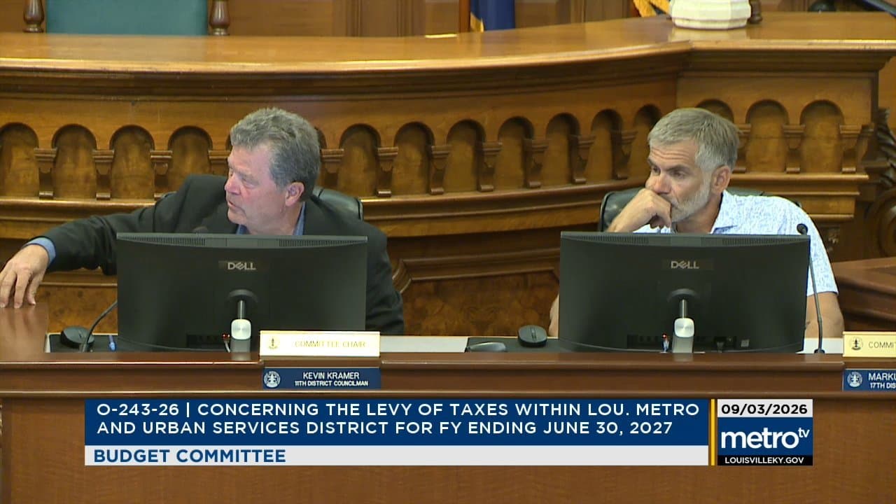 Budget Committee - Sep 03, 2026 - Meeting
