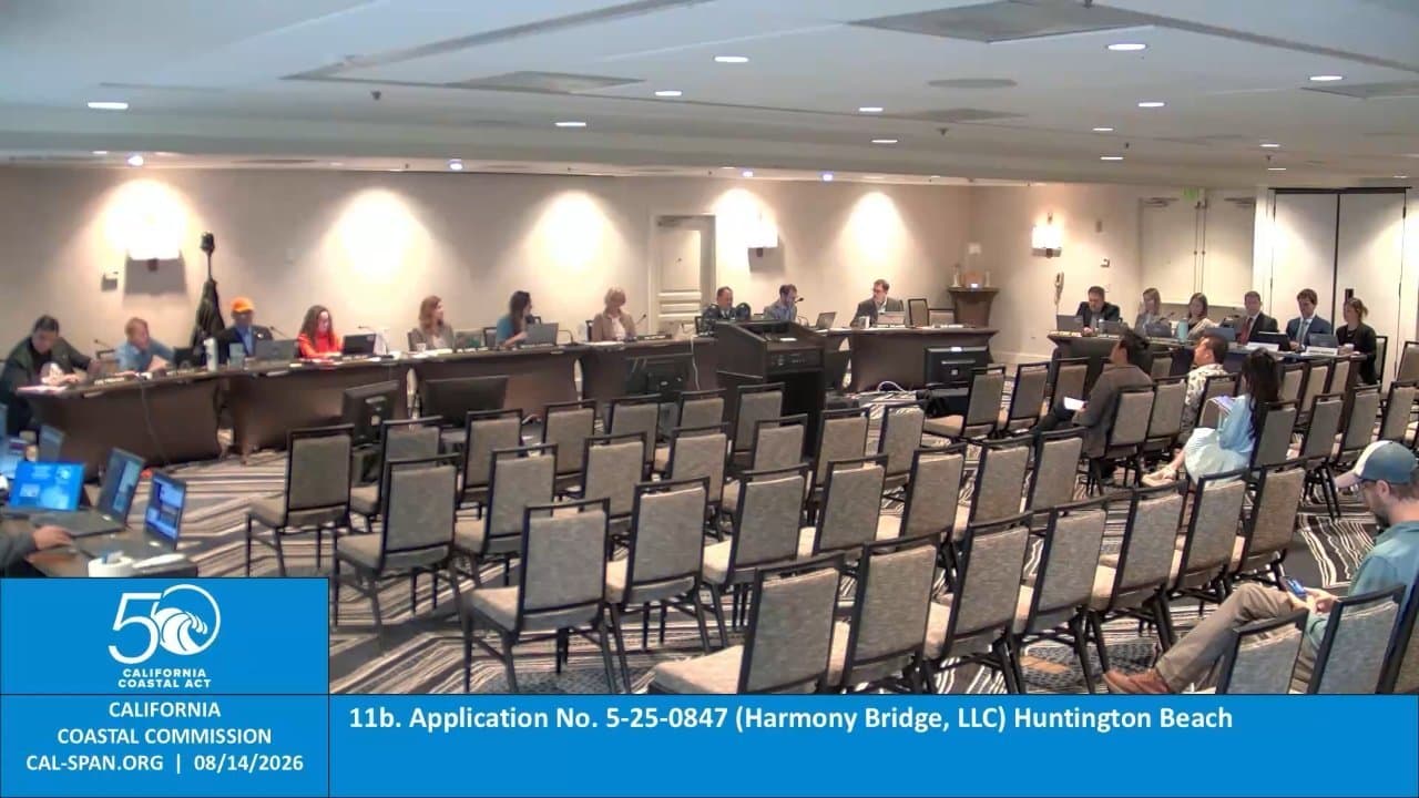 California Coastal Commission - Aug 14, 2026 - Meeting