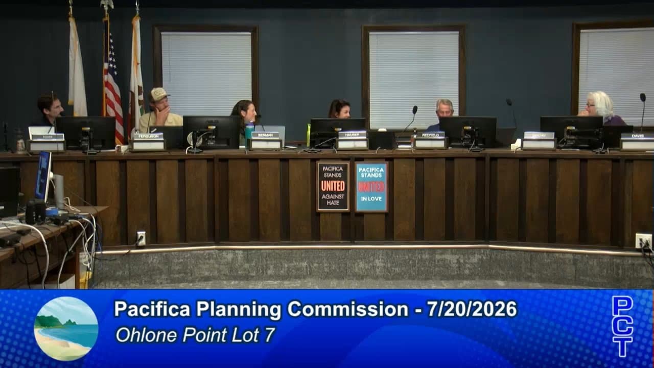 Planning Commission - Jul 20, 2026 - Meeting