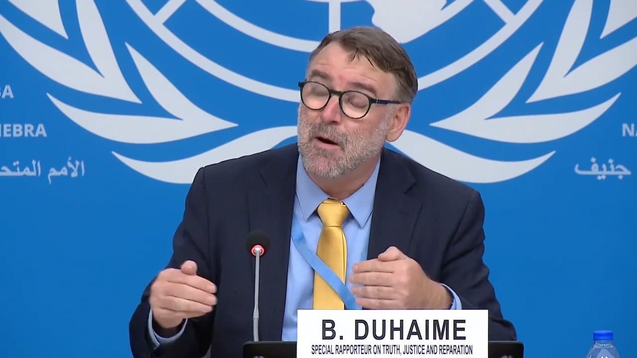 OHCHR - Press conference: A Global Briefing on Transitional Justice Around the World