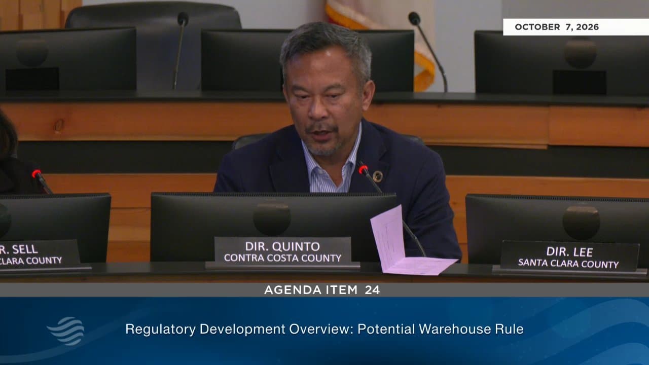 Air Board Backs Warehouse Rule Push, Approves $65M for Refinery Communities