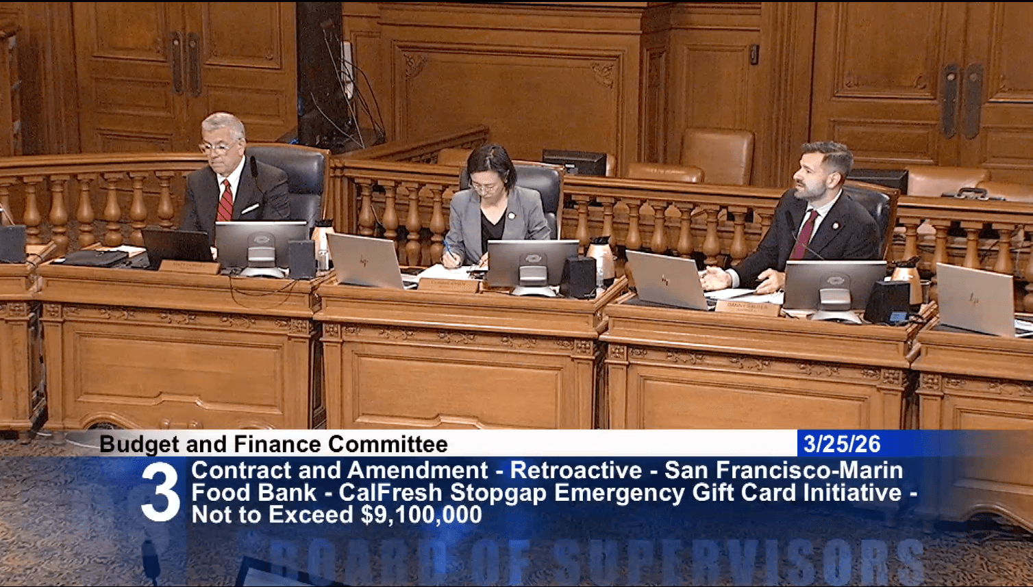 Budget & Finance Committee - Mar 25, 2026 - Regular Meeting
