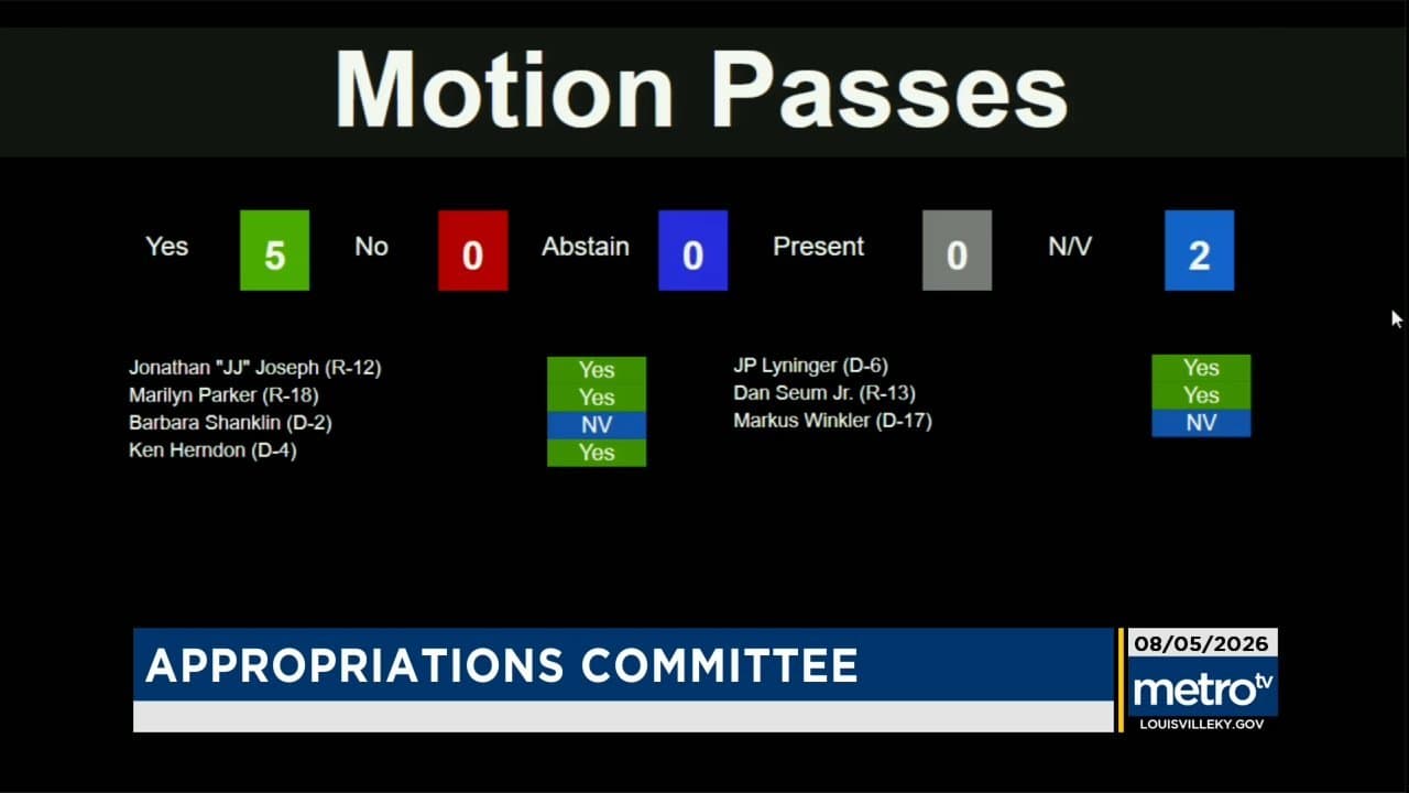 Appropriations Committee - Aug 05, 2026 - Meeting
