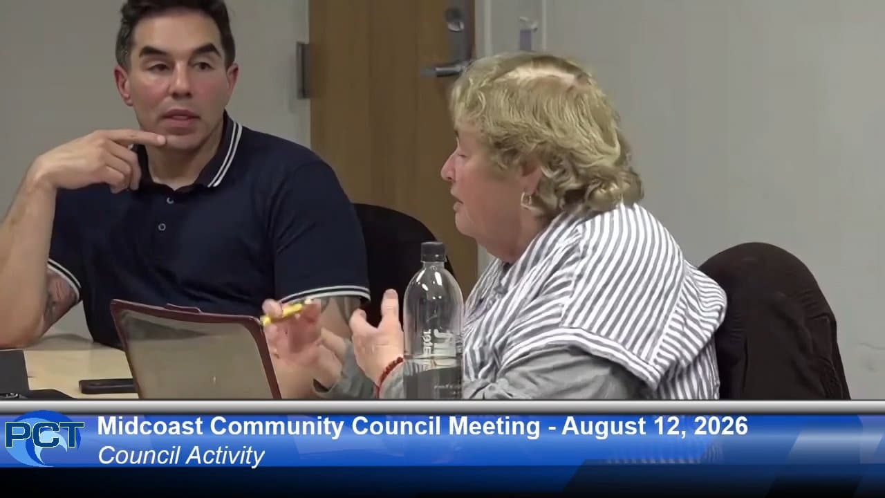 Midcoast Community Council - Aug 12, 2026 - Meeting