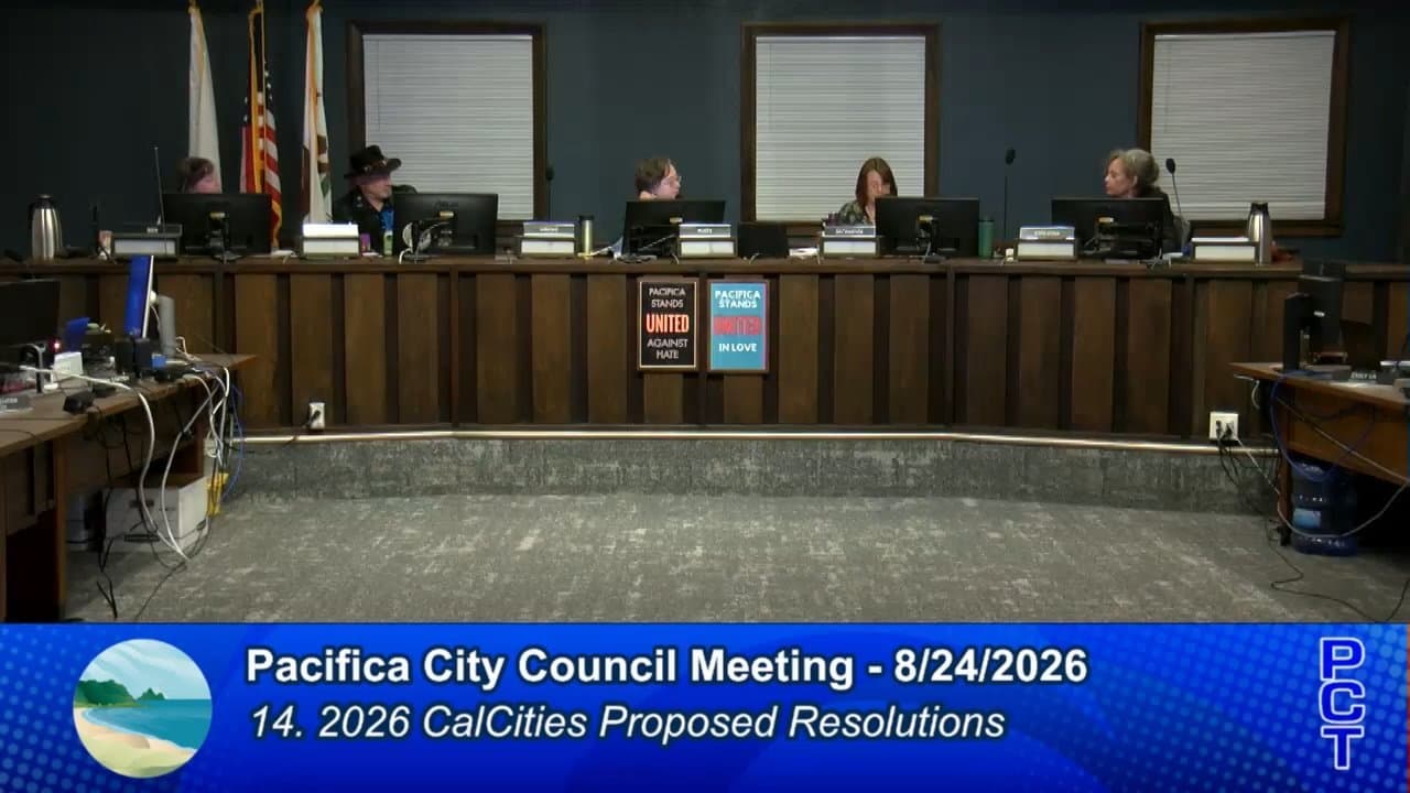 City Council - Aug 24, 2026 - Meeting
