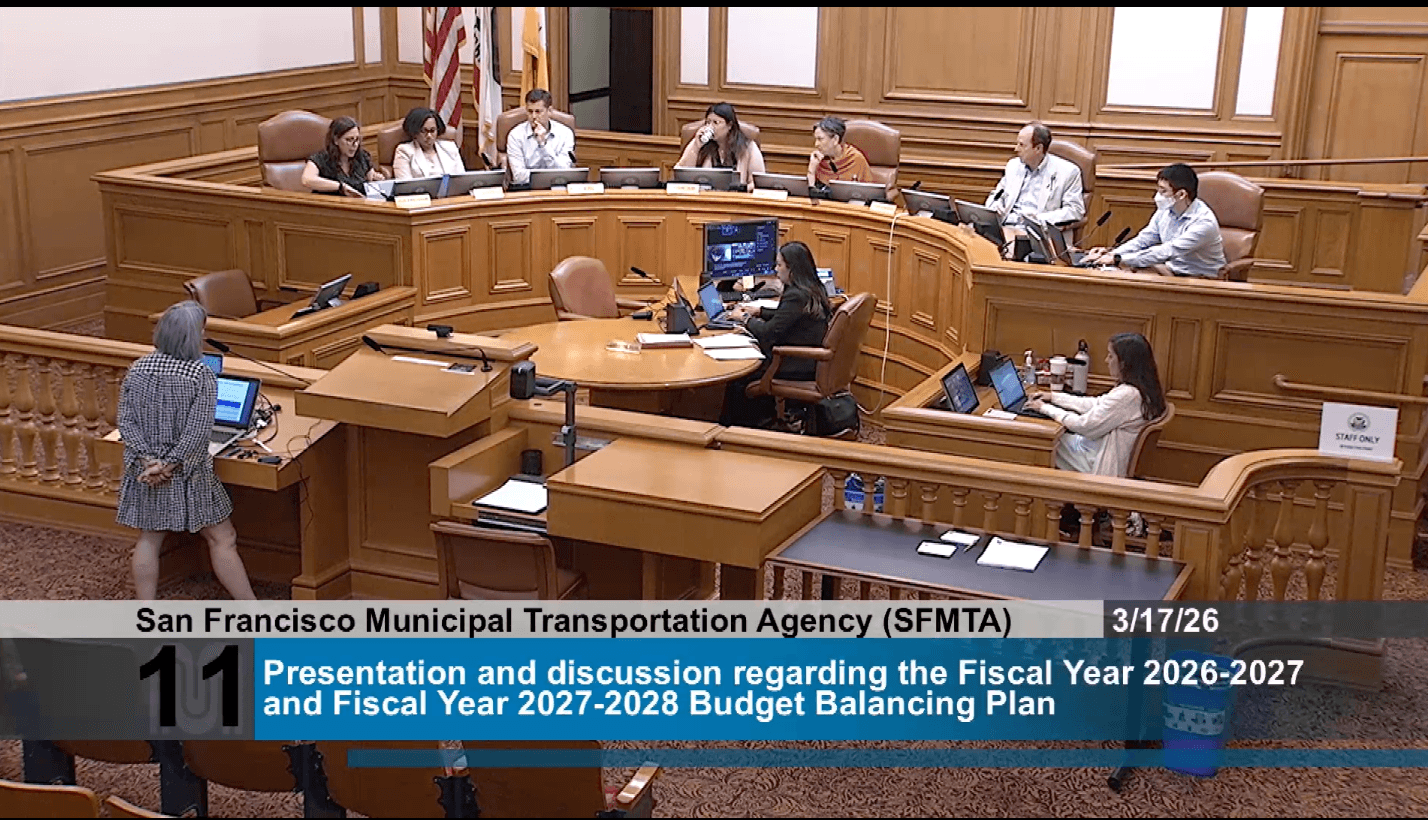 Municipal Transportation Agency Board of Directors - Mar 17, 2026 - Meeting