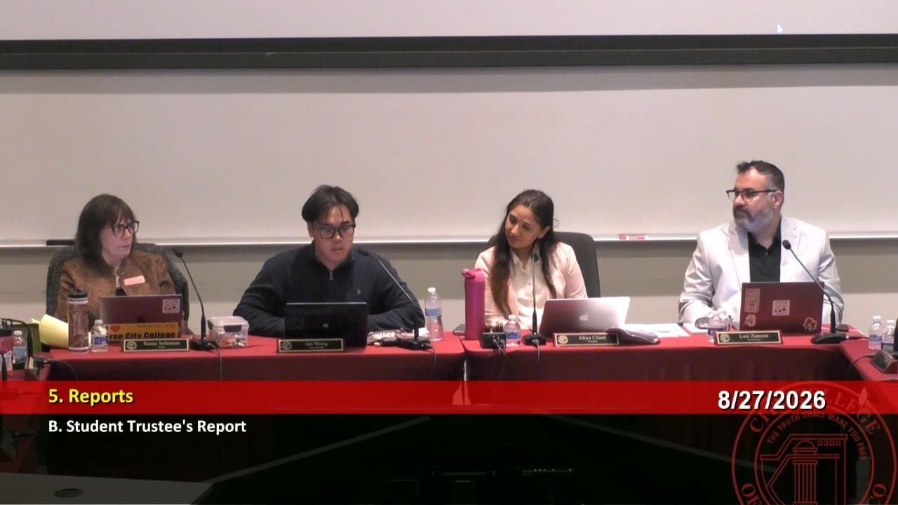 Governing Board - Aug 27, 2026 - Regular Meeting