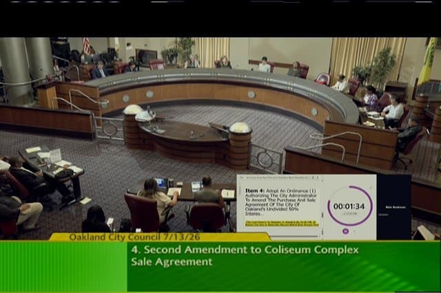 Oakland City Council - Jul 13, 2026 - Special Meeting