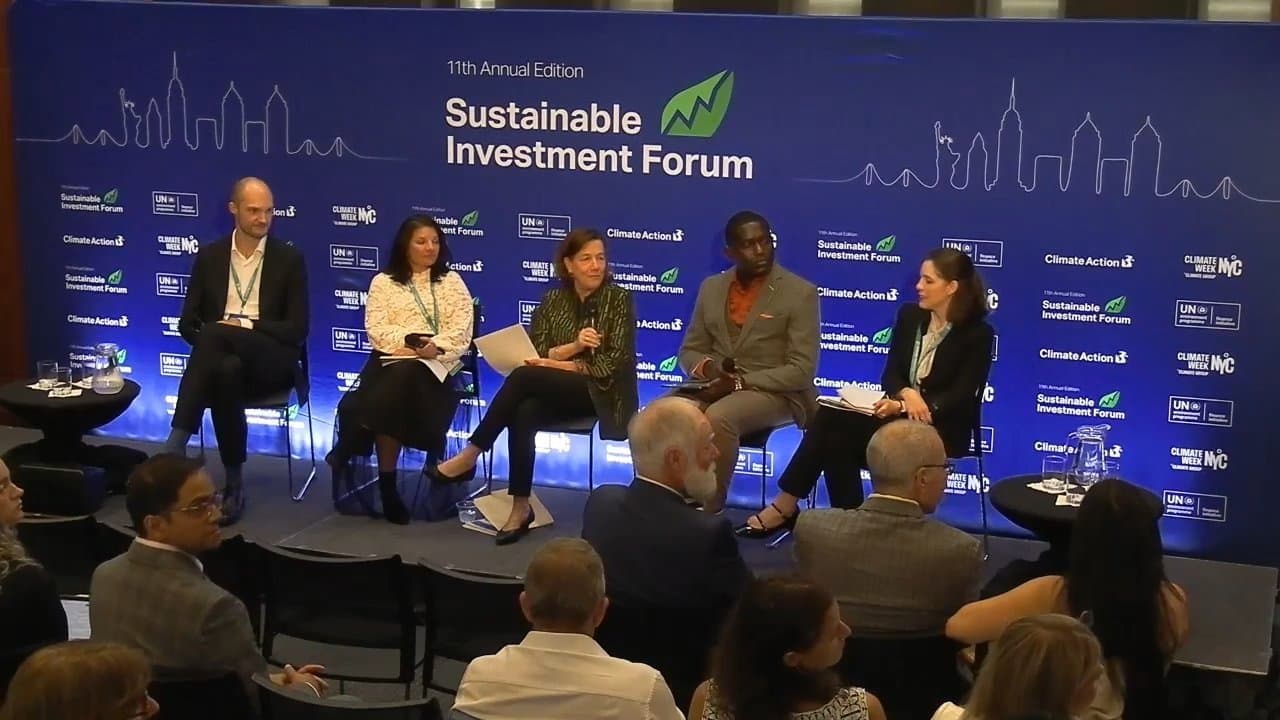 Sustainable Finance Leaders Push From Targets to Action at Climate Week NYC