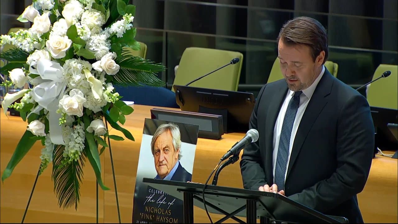 Memorial for Nicholas 'Fink' Haysom