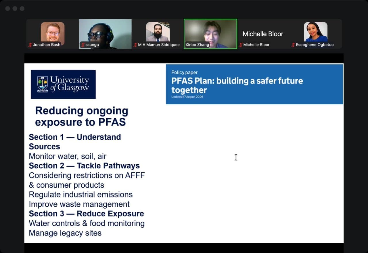 Glasgow Researchers Tackle Pollution, PFAS, Food Poverty and Oil at UN Science Summit
