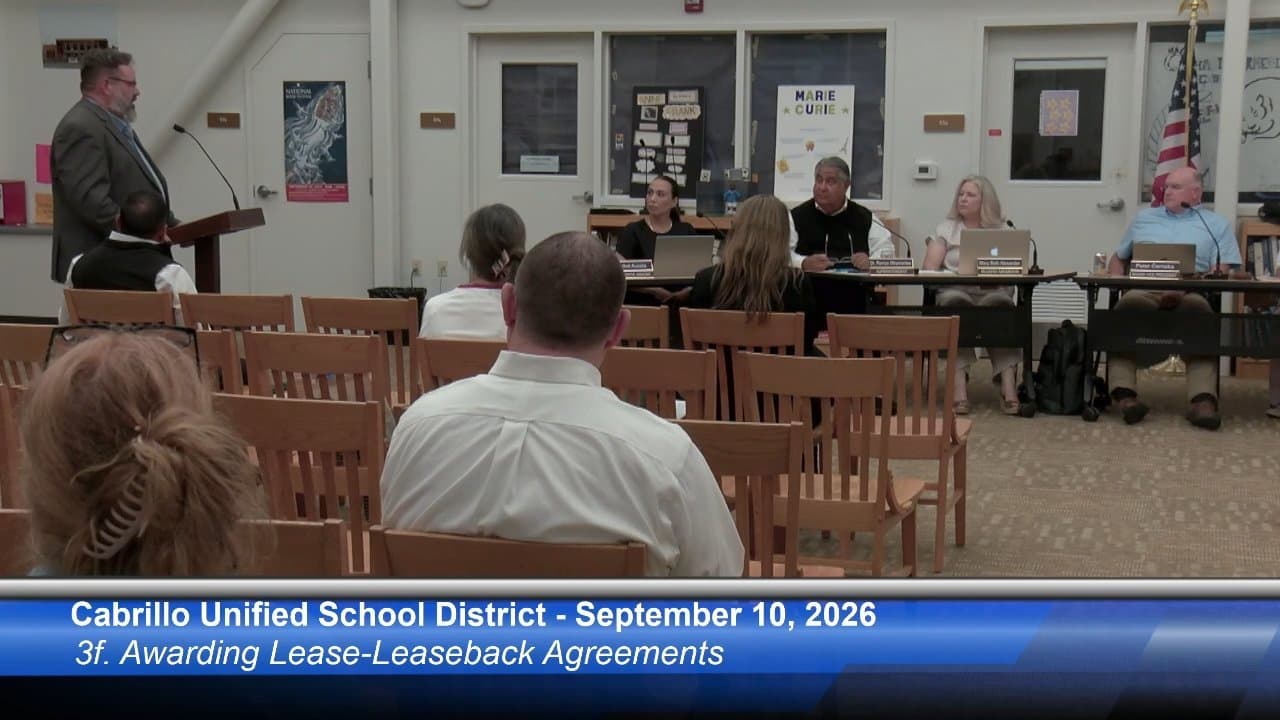 School Board - Sep 10, 2026 - Meeting