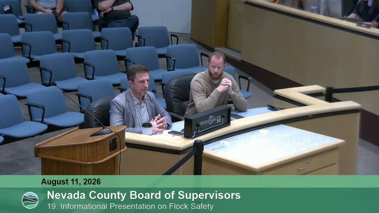 Board of Supervisors - Aug 11, 2026 - Meeting