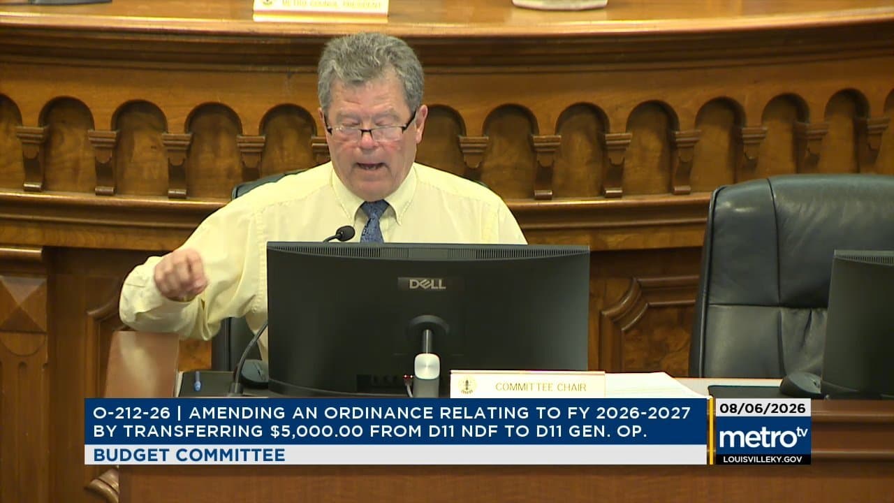 Budget Committee - Aug 06, 2026 - Meeting