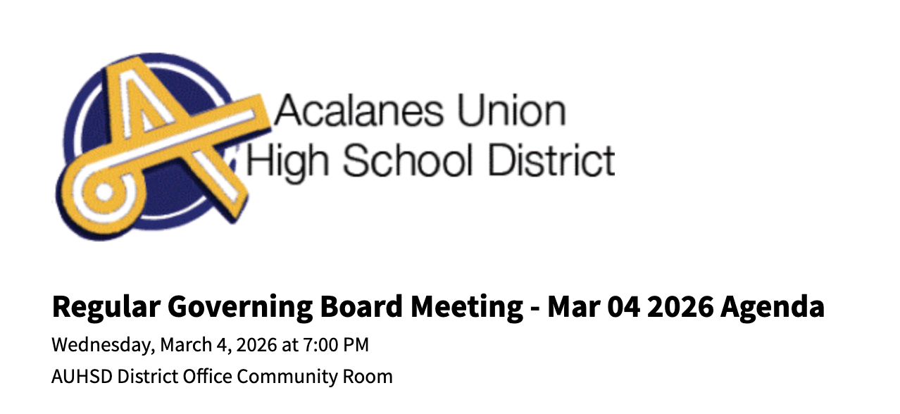 Governing Board - Mar 04, 2026 - Meeting