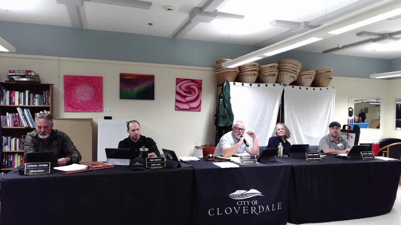 Cloverdale Council Warns Morgenstern, Stops Short of Censure Before Election