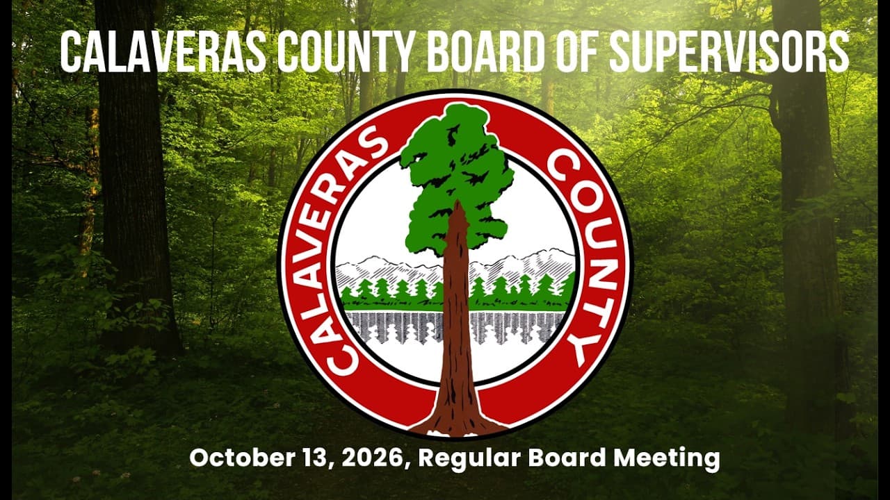 Calaveras Backs West Point Library Reopening, Delays Appaloosa Road Funding