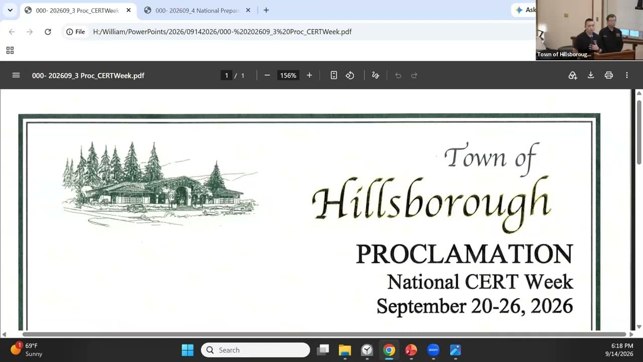 Hillsborough Council Eyes Four-Event Cap on Large Home Gatherings
