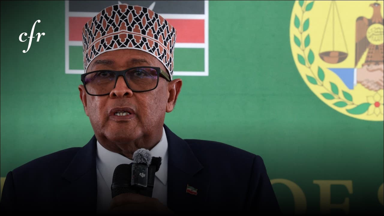 Somaliland's President Presses Washington for Diplomatic Recognition at CFR